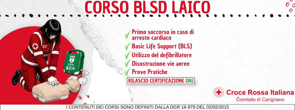 corso blsd laico carignano torino piemonte